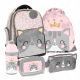  PASO KITTY SCHOOL SET, PLUSH BACKPACK, PENCASE BAG, LUNCH BOX