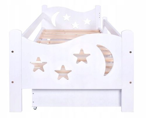  Children's bed Mikołaj 180x80 WHITE SET DRAWER + MATTRESS