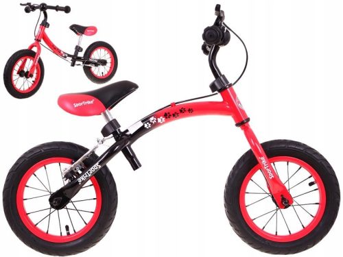 Ramiz Boomerang 12" balance bike, red