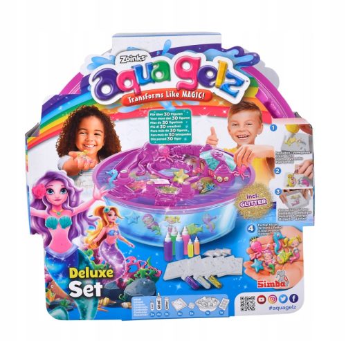  Aqua Gelz Large Creative Set Magic Mermaids 6 gels + accessories