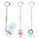  Pack of 3 baby toy straps silicone pacifier straps cup straps toy holder