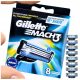  Gillette Mach 3 Blade Refills for Mach3 Razor 8 Pieces Efficient