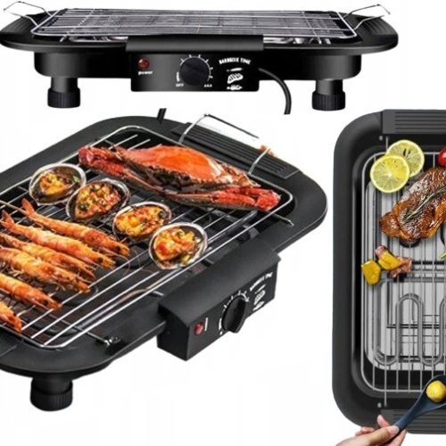  ELECTRIC TABLETOP GRILL PORTABLE GRID ADJUSTABLE POWERFUL