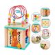  WOODEN SORTER INTERACTIVE EDUCATIONAL CUBE FOR CHILDREN 5 IN 1 ANIMALS