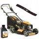  Riwall petrol lawn mower with 196 cm³ capacity, basket 75 l, cutting width 51 cm + Riwall operating instructions