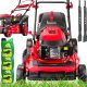  RED TECHNIC petrol lawn mower with basket, 173 cm³ capacity. Basket 60 l, cutting width 51 cm