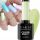  CLARESA PASTEL GLAM 7 HYBRID NAIL POLISH PASTEL GREEN WITH PARTICLES