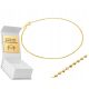  GOLD BRACELET MADE OF 585 GOLD BALLS AS A GIFT ENGRAVING