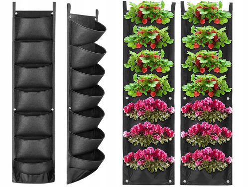  Verk Group flowerpot 100 cm x 30 x 100 cm black felt