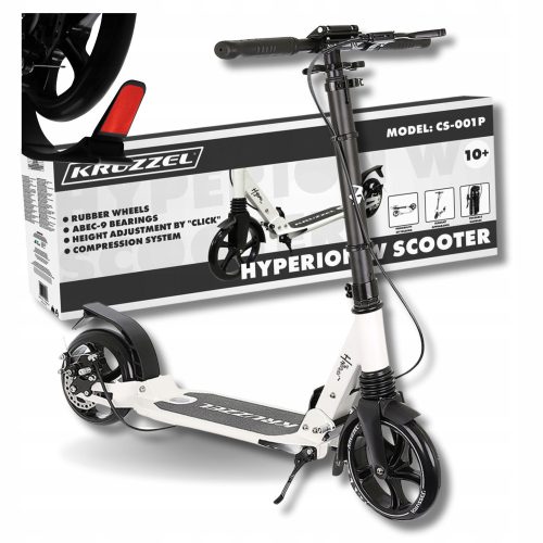  LARGE CITY FOLDING SCOOTER FOR CHILDREN, wheel brake 200 mm, 100 kg