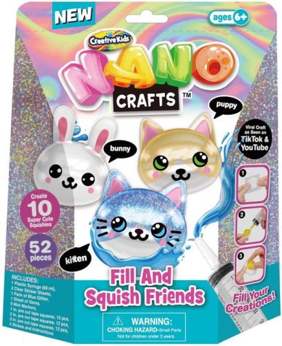  Nano Tape for Bubble Modelling Nano Craft Fill And Squish Friends 52 Pcs