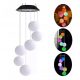  LAMPE LED, BOULES SOLAIRES LUMINEUSES POUR TERRASSE, GAZEBO, GUIRLANDE DE CLOCHES