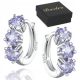  Silver earrings 925 HOOPS Silver earrings Rhodium plated