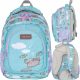  Head Multi-Compartment School Backpack Purple Shades, Blue Shades, Multicolored 20 l
