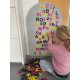  magnetic chalk board ARCH various colors 60x100 cm wall decoration