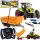  LARGE RC TRACTOR WITH TRAILER 39 cm RC TRACTOR USB charging