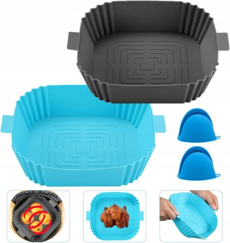  Insert de moule en silicone pour friteuse à air chaud, lot de 2