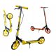  SCOOTER WITH LARGE WHEELS 20 cm for ADULTS CHILDREN, FOLDABLE, HANDBRAKE