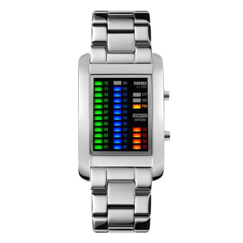  SKMEI men's watch bracelet binary