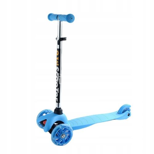  CHILDREN'S TRICYCLE SCOOTER, BALANCED, LED WHEELS, BLUE