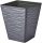  Form-Plastic flowerpot 29.5 cm x 29.5 x 33.7 cm, plastic in the colors grey and silver