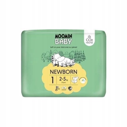  Muumi Baby diapers Size 1 25 pcs.