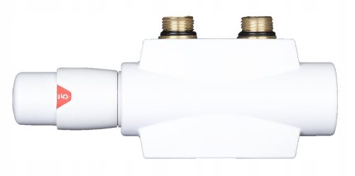  Duoplex thermostatic set white - universal straight and angled