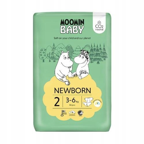  Muumi Moomin Baby Diapers Size 2 56 pcs.