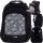 Strigo Misty+ Blocks Lightweight, Spacious School Backpack for Boys in Pixel Grey