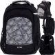 Strigo Misty+ Blocks Lightweight, Spacious School Backpack for Boys in Pixel Grey