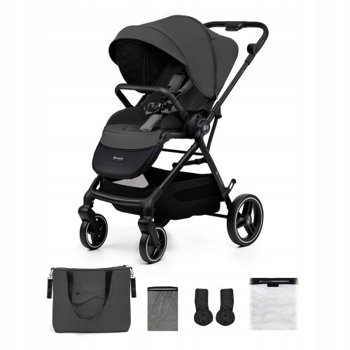  Lightweight and maneuverable YOXI Kinderkraft stroller, 22 kg, grey