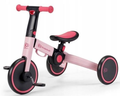  Kinderkraft 4TRIKE CA Tricycle Bicycle Black, Pink