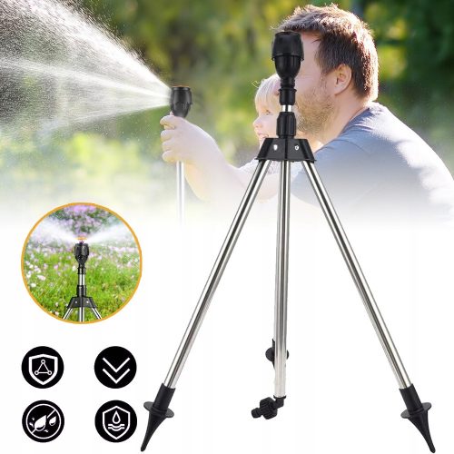  Garden sprinkler, telescopic sprinkler for large areas, adjustable