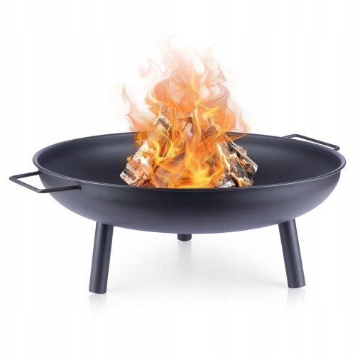  Metal garden fire pit with handles 58 cm /Amb
