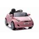  Children's vehicle Fiat 500e 2x45W 12V5Ah EVA wheels PINK + FREE bow