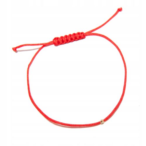  String bracelet ball gold 585 children