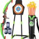  Children's Bow Shield Arrow Boxes Shooting Set LED Quiver Set