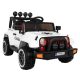  Full Time 4WD Off-Road Vehicle for Children White + 4x4 Drive + Remote Control + Audio LE