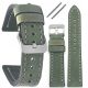  Tekla T-098.011 leather watch strap green 22 mm universal