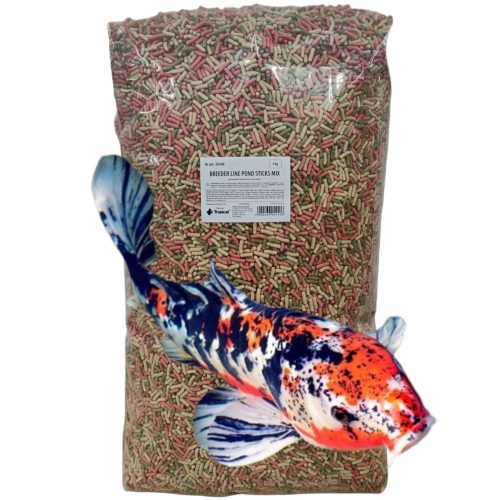  KOI PREMIUM MIX 50L 4kg FISH FOOD FLOATING STICKS 3 COLORS