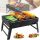 CHARCOAL GRILL PICNIC GRILL STAINLESS STEEL SMALL PORTABLE GRILL CAMPING