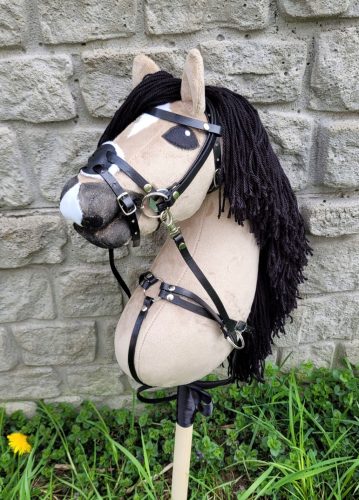  Hobby horse brown (KARMEL 1) with bridle + breastplate FREE / A3