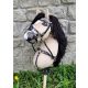  Hobby horse brown (KARMEL 1) with bridle + breastplate FREE / A3