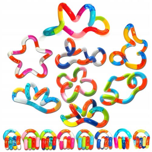  Sensory toy anti-stress toy FIDGET TOYS spiral snake 8 pieces