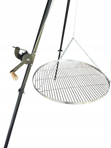  Tripod grill over the fire garden grill 210 cm stainless steel grate
