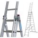  Krause aluminum ladder 3 x 11 up to 150 kg