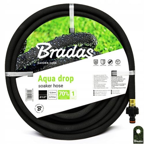  Bradas Aqua Drop drip hose 20 m + Bradas ECO-PWB2195 connection