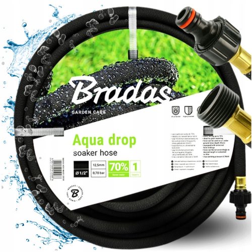  SCHWITZ IRRIGATION GARDEN DRIP HOSE 25 m + Bradas ECO-PWB2195 connector