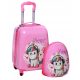  VALISE LICORNE ENFANT SET SAC À DOS 4 ROUES