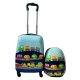  PELLE TRACTEUR VOITURES VALISE BAGAGES ENFANT + SAC À DOS